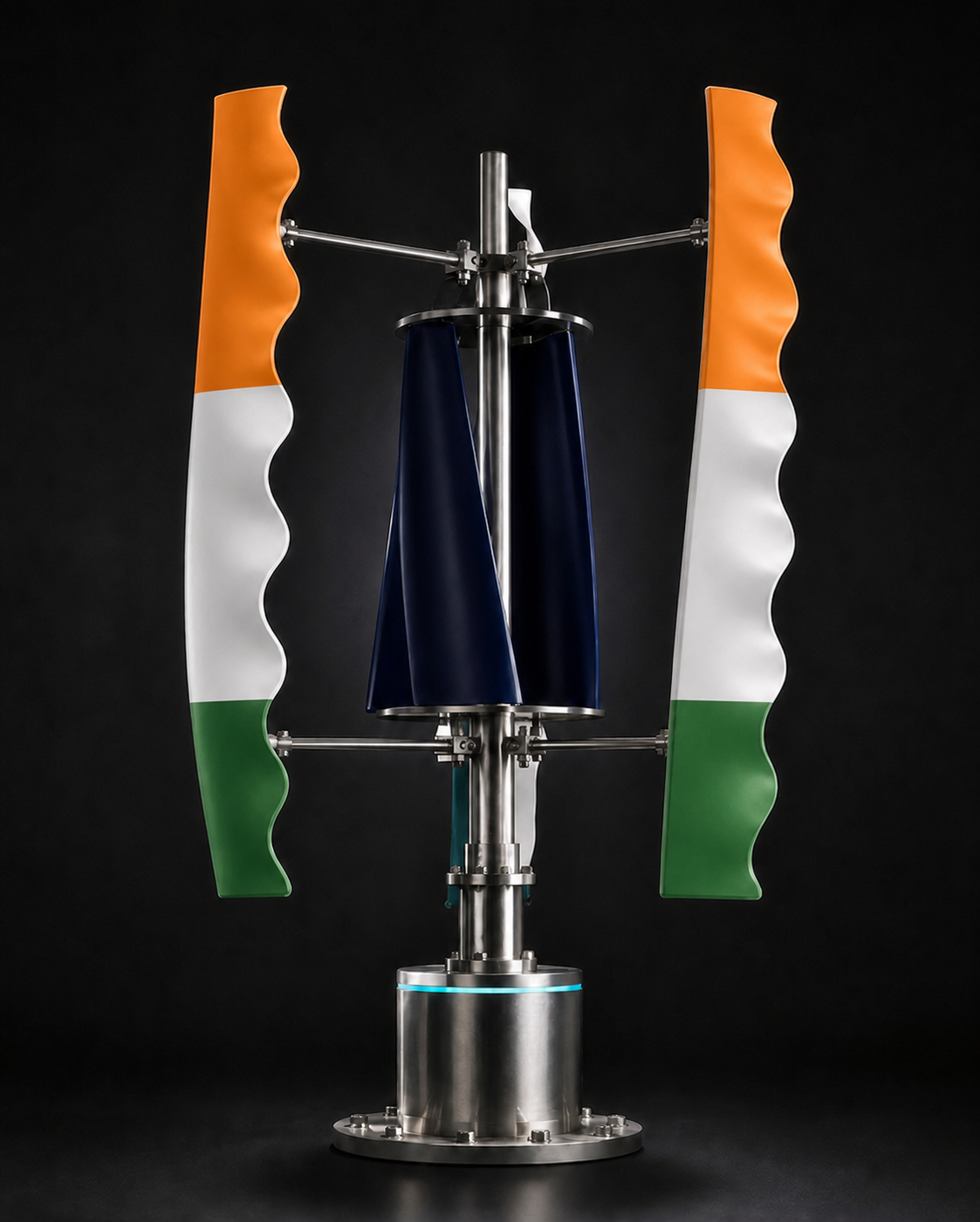 Canonical tricolor GIVARA ONE turbine in a studio view